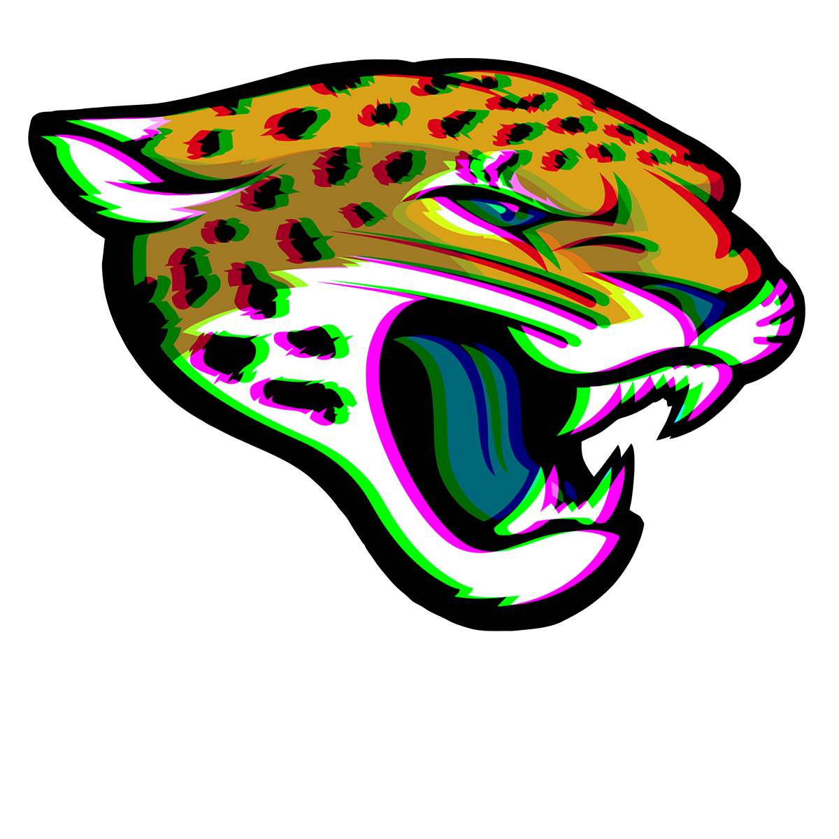 Phantom Jacksonville Jaguars logo iron on paper